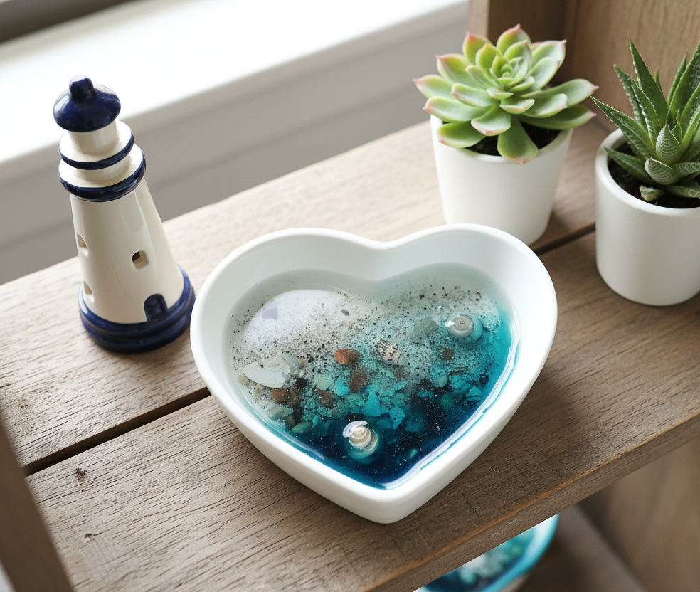 Rock Pool Trinket Dish (small heart)