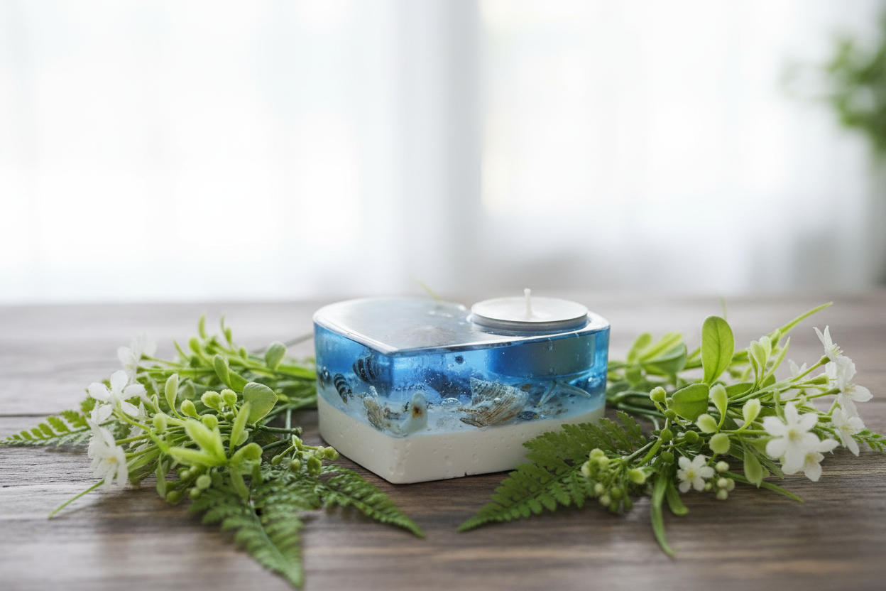 Coastal Heart Tealight Holder