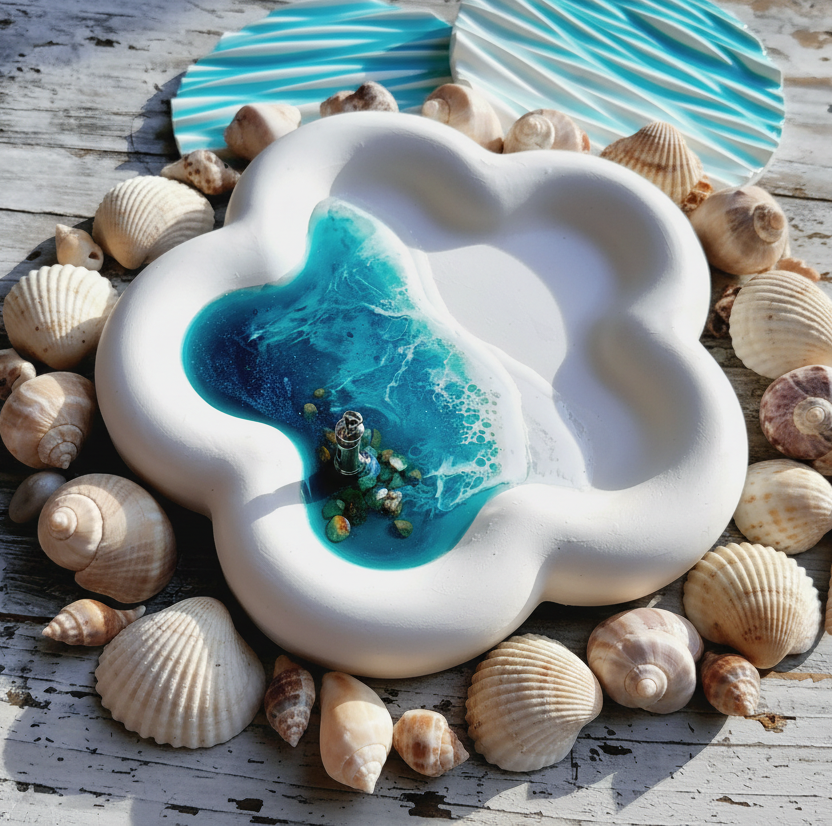 Flower Shape Trinket Dish