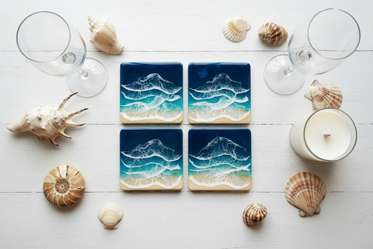 Square Wave Coasters