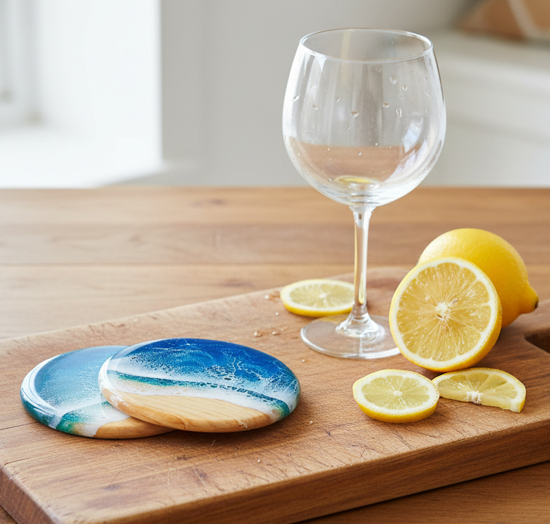 'Summer Surf' Wave Coasters