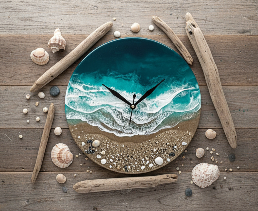 30cm Coastal Wall Clock