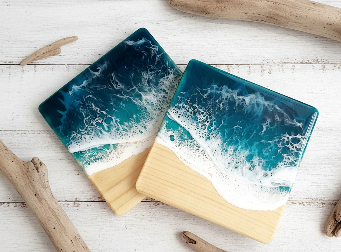 Square Wave Coasters