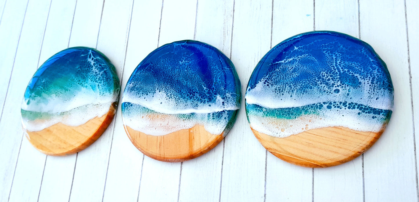 'Summer Surf' Wave Coasters