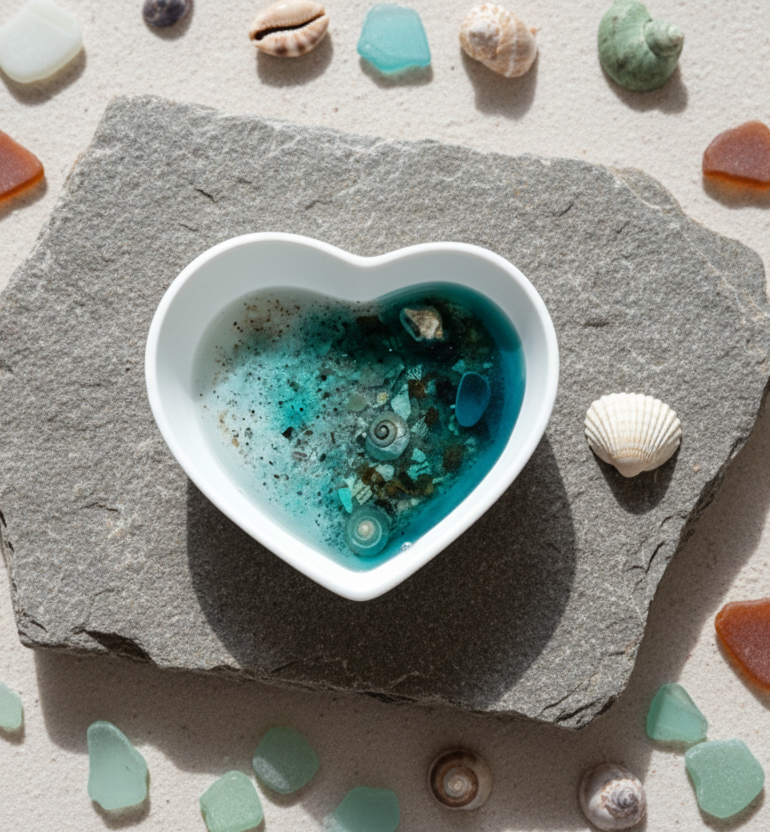 Rock Pool Trinket Dish (small heart)