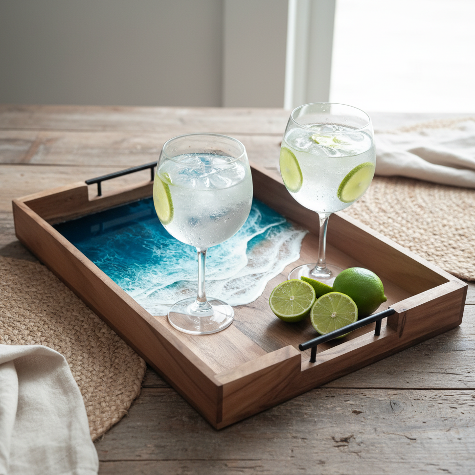 Acacia Wood Serving Tray