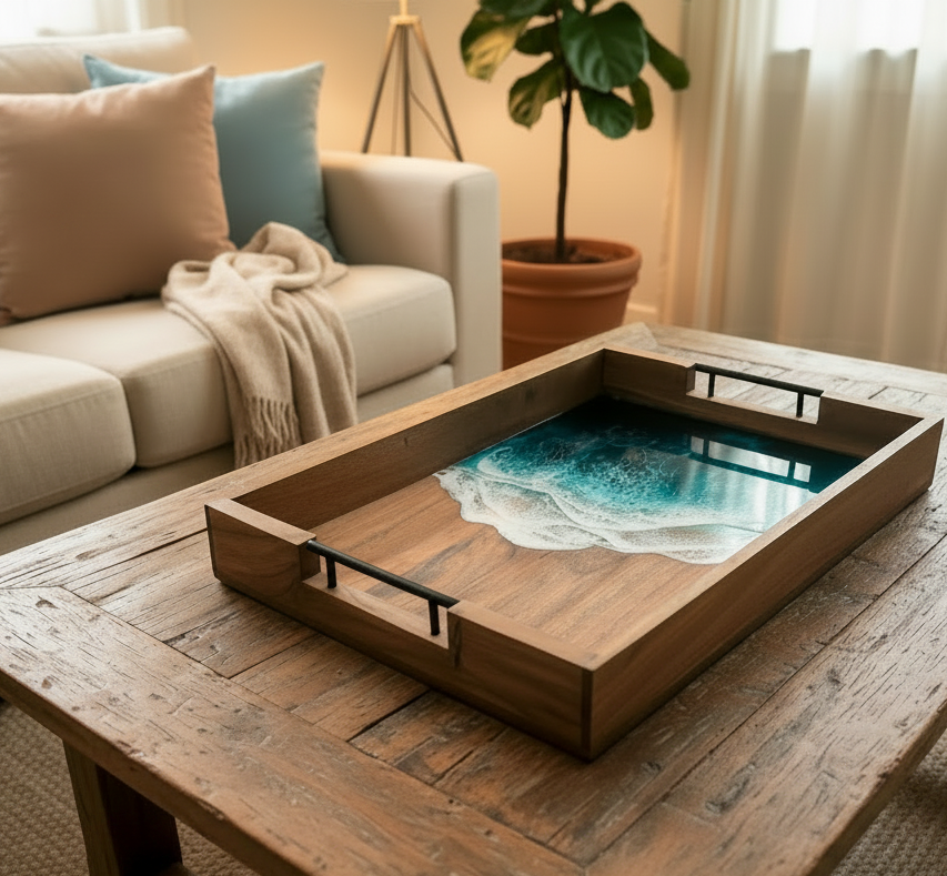 Acacia Wood Serving Tray