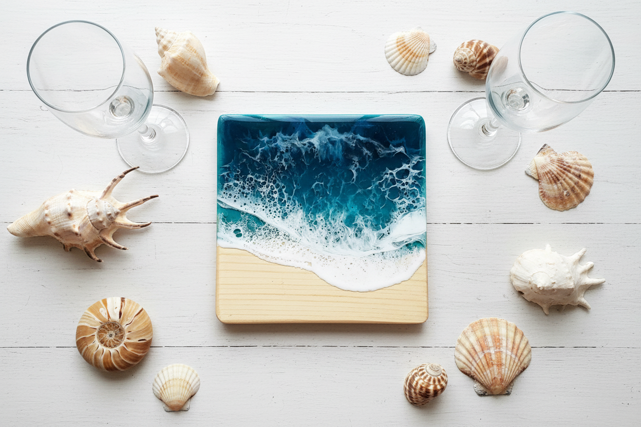 Square Wave Coasters